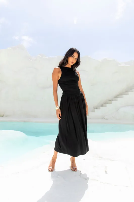 Style Strand Maxi Dress Black sold by Hello Molly