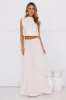 Field Of Dreams Maxi Skirt Ivory sold by Hello Molly