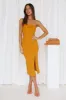 Only Strut Midi Dress Yellow sold by Hello Molly