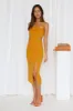 Only Strut Midi Dress Yellow sold by Hello Molly