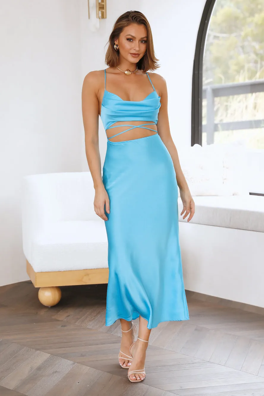 Late Night Drives Maxi Dress Blue sold by Hello Molly product image thumbnail 3