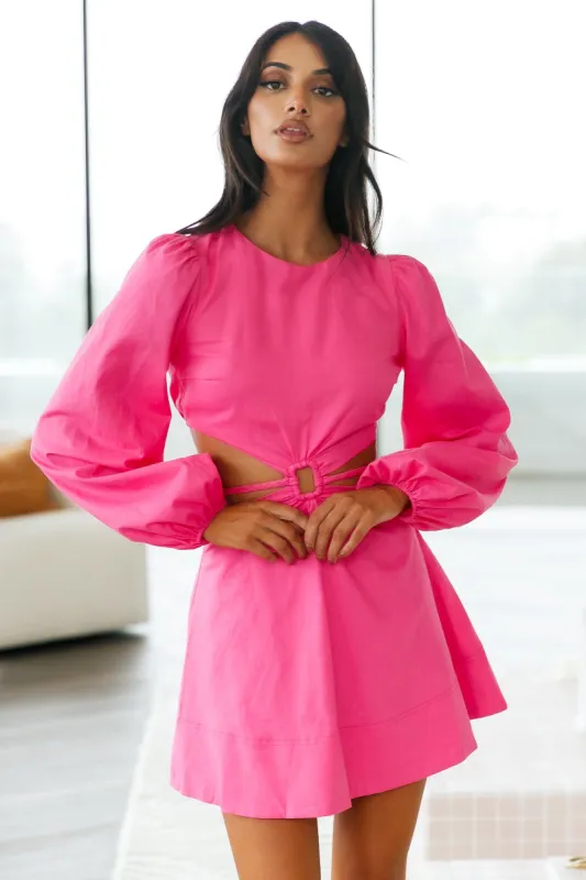 Hottest Tea Dress Hot Pink sold by Hello Molly