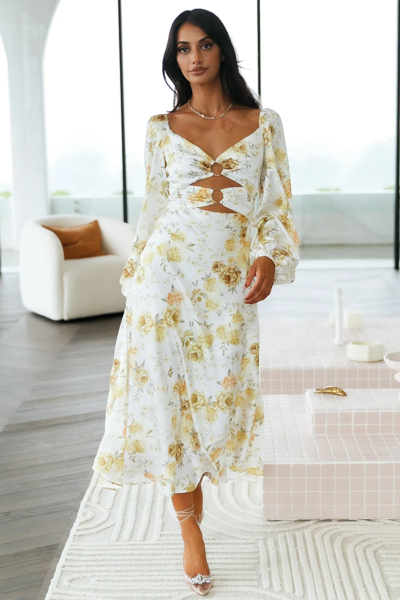 Daylight Words Maxi Dress Floral sold by Hello Molly product image thumbnail 3