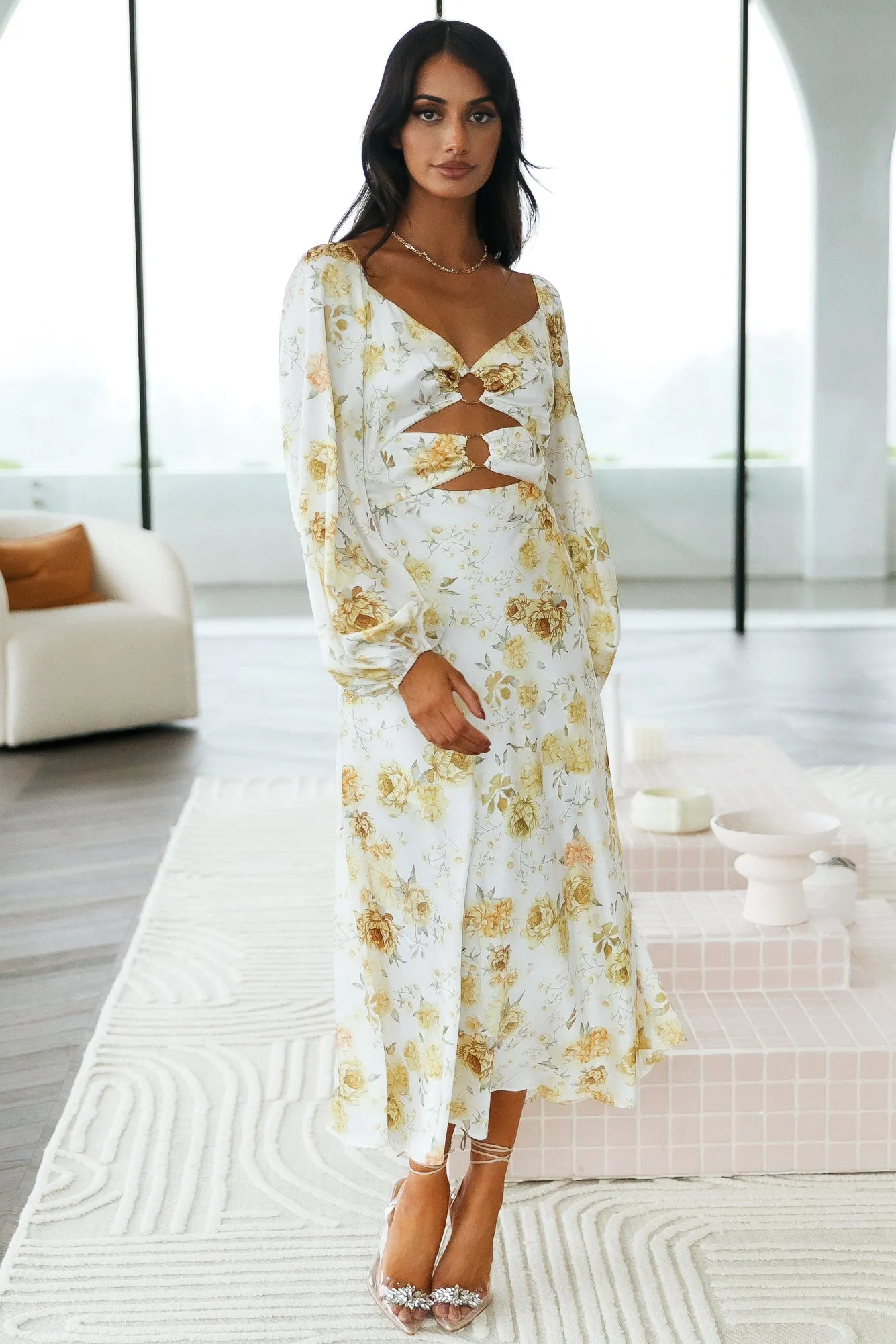 Daylight Words Maxi Dress Floral sold by Hello Molly product image thumbnail 4