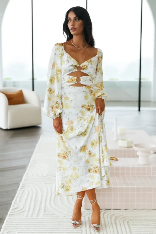 Daylight Words Maxi Dress Floral sold by Hello Molly