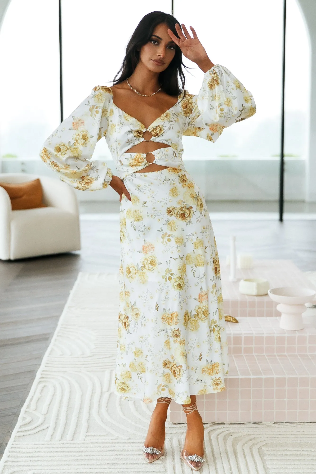 Daylight Words Maxi Dress Floral sold by Hello Molly product image thumbnail 2