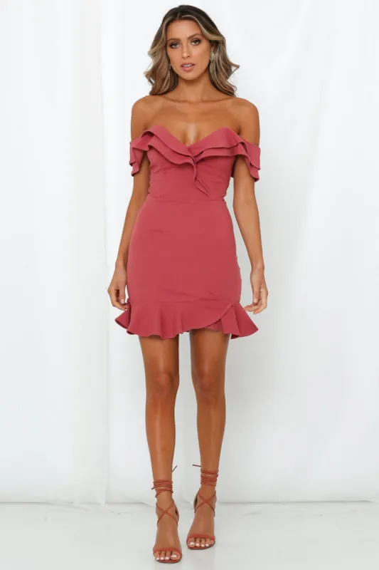 Carrying Your Love Dress Rose sold by Hello Molly