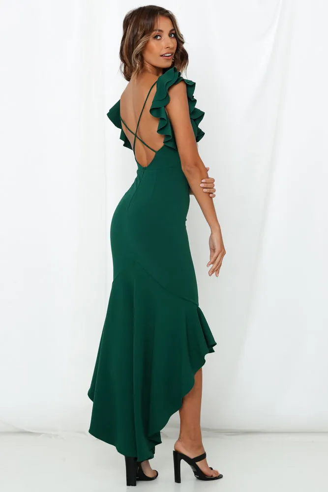 The Hills Maxi Dress Forest Green sold by Hello Molly product image thumbnail 5