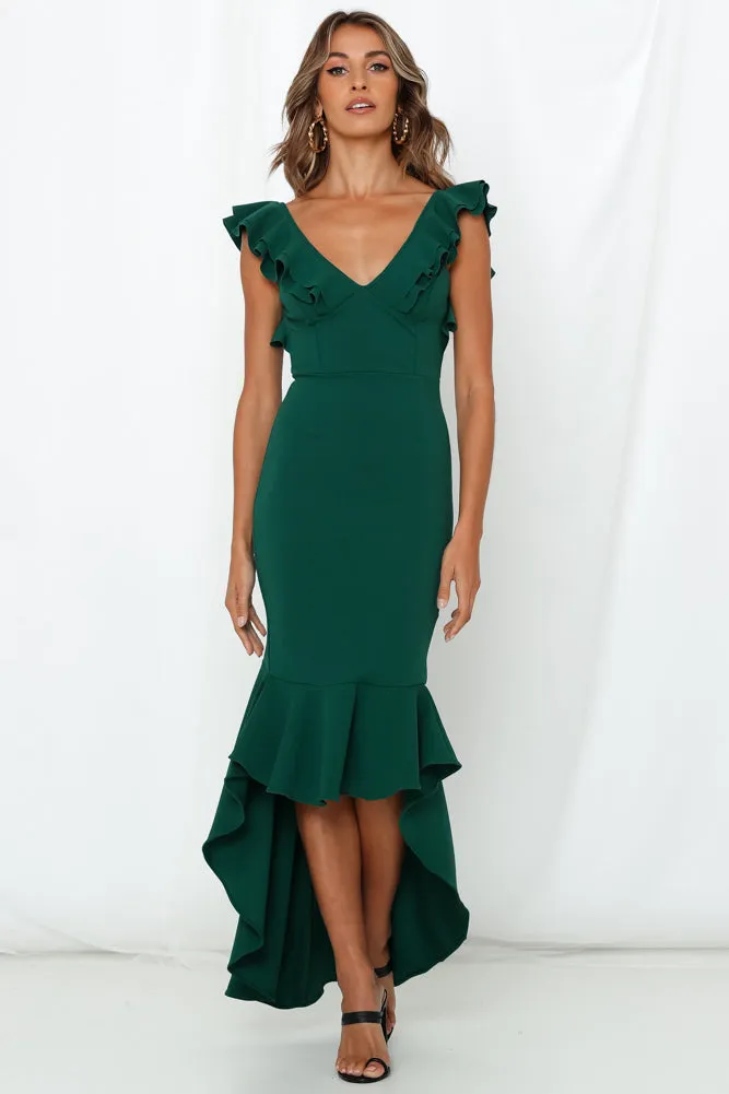 The Hills Maxi Dress Forest Green sold by Hello Molly product image thumbnail 2