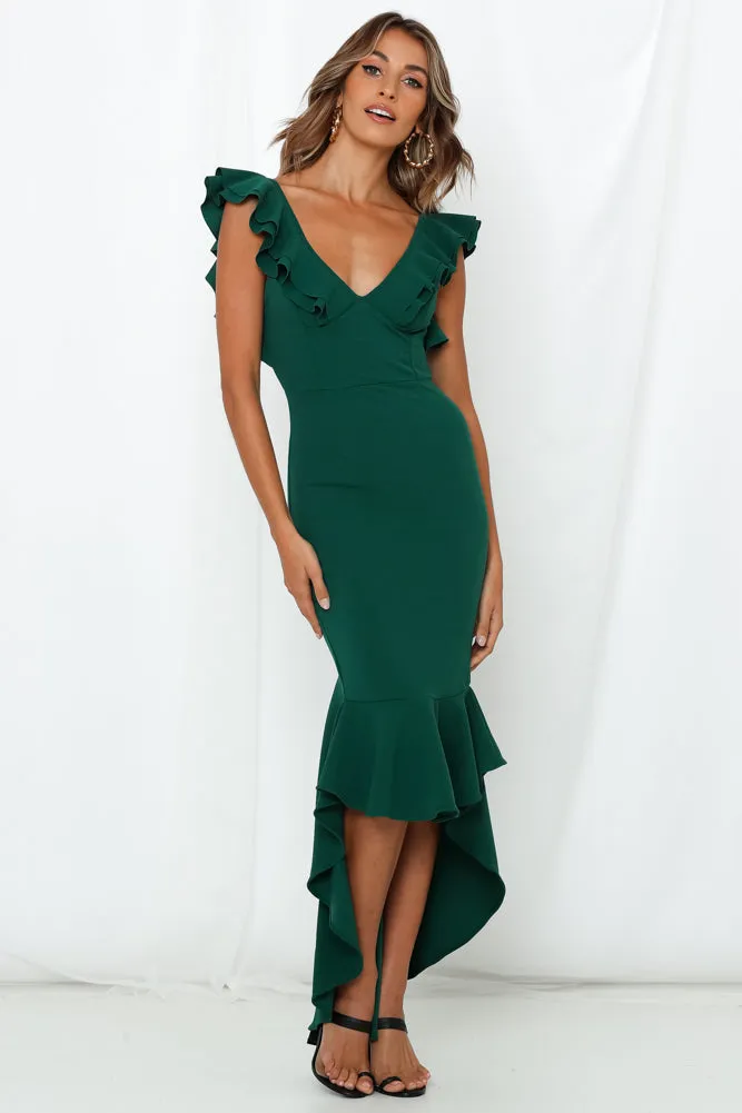 The Hills Maxi Dress Forest Green sold by Hello Molly product image thumbnail 3