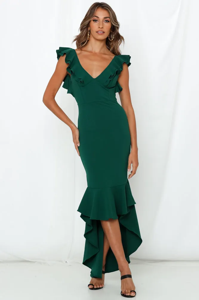 The Hills Maxi Dress Forest Green sold by Hello Molly product image thumbnail 4