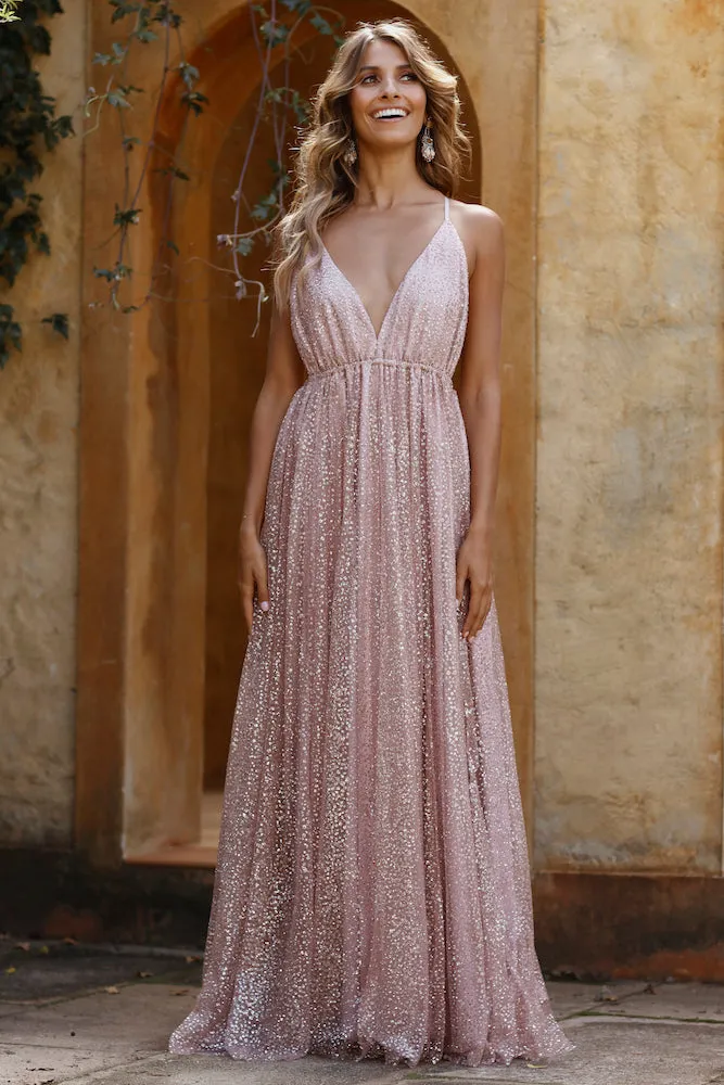 Perfect Places Maxi Dress Bronze sold by Hello Molly product image thumbnail 2