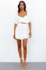 Move To My Beat Dress White sold by Hello Molly