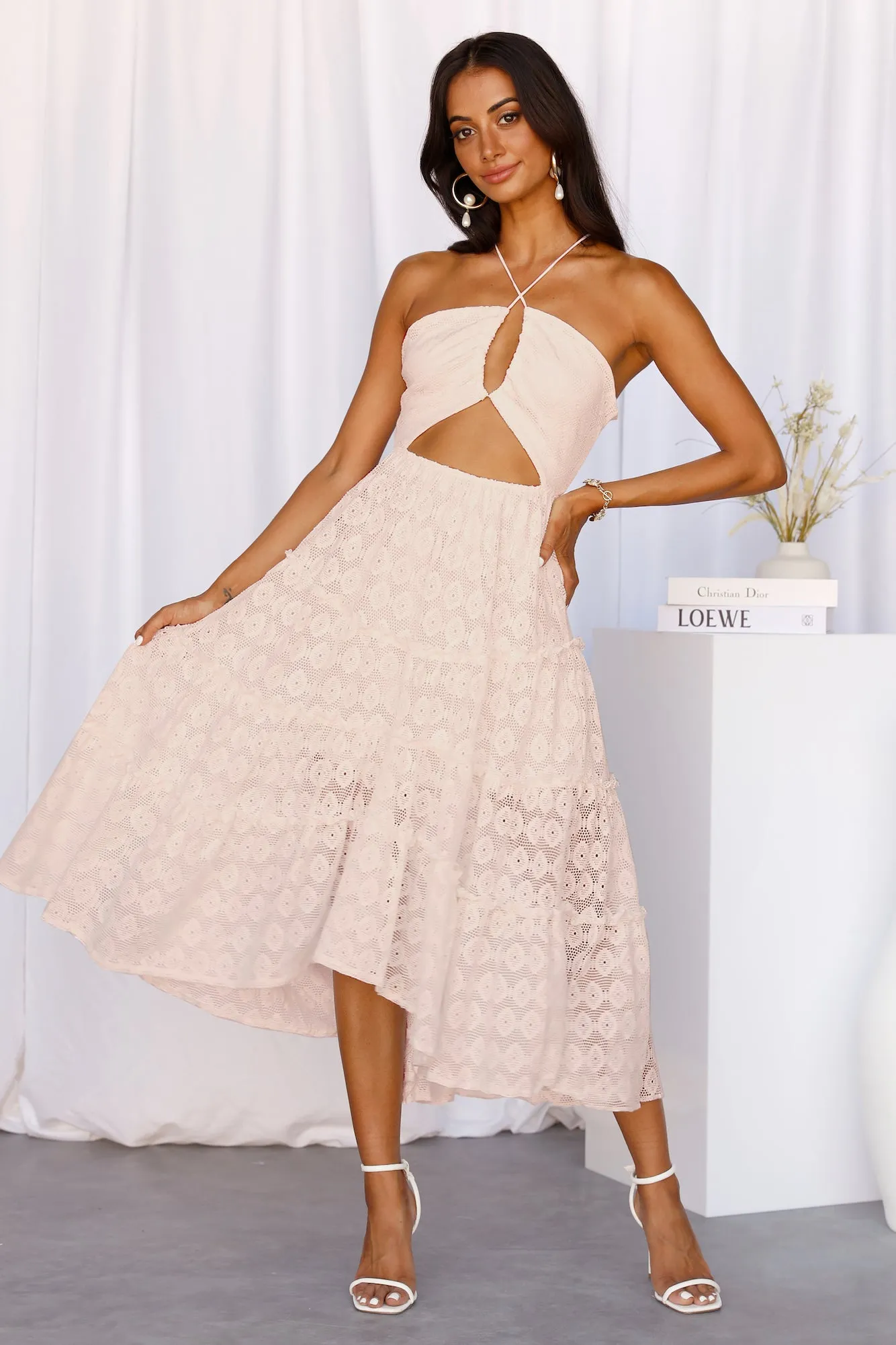 Been Good Maxi Dress Cream sold by Hello Molly