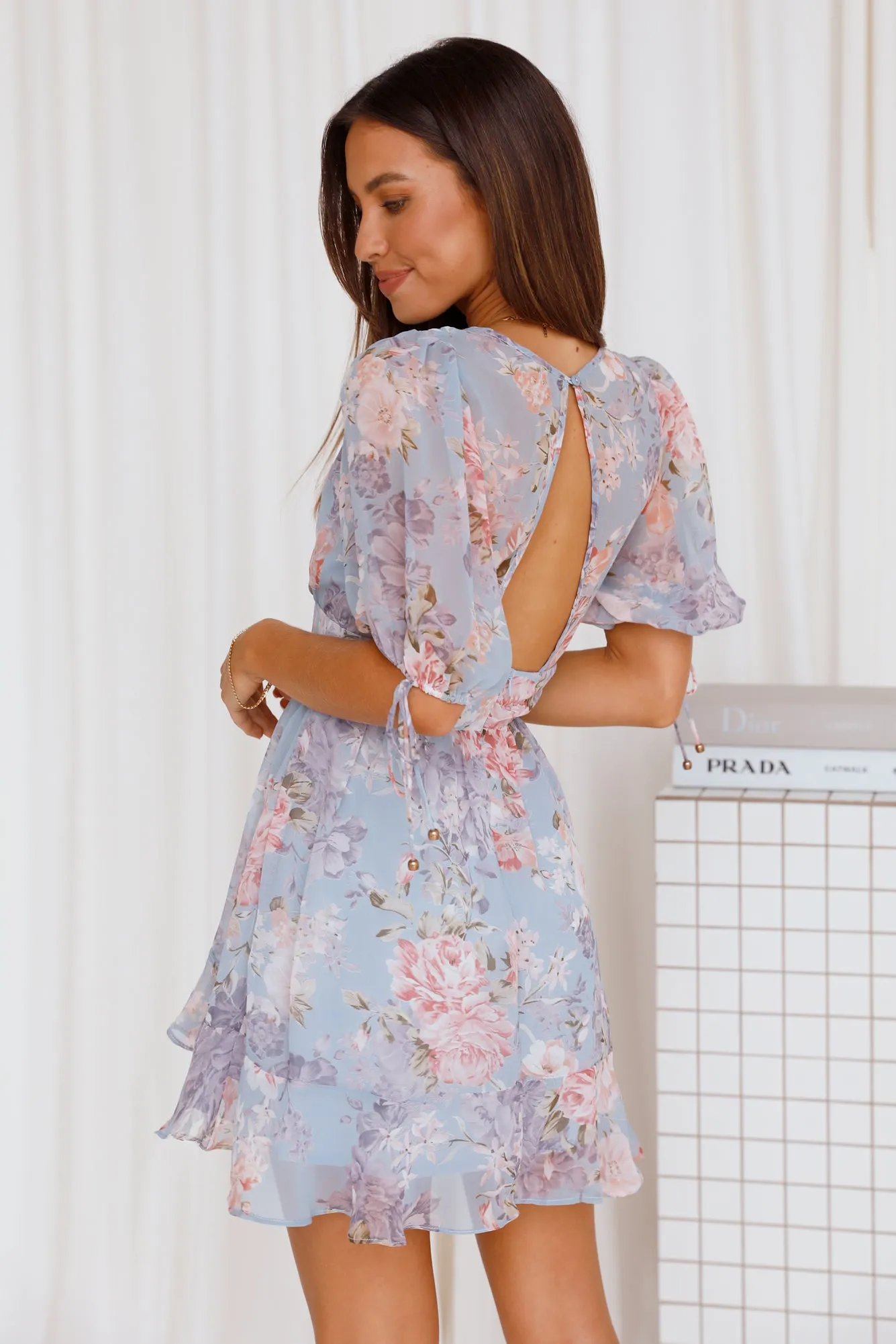 Scent Of A Flower Dress Blue sold by Hello Molly product image thumbnail 5