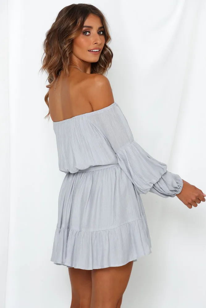 Always The Love Songs Dress Grey sold by Hello Molly product image thumbnail 5