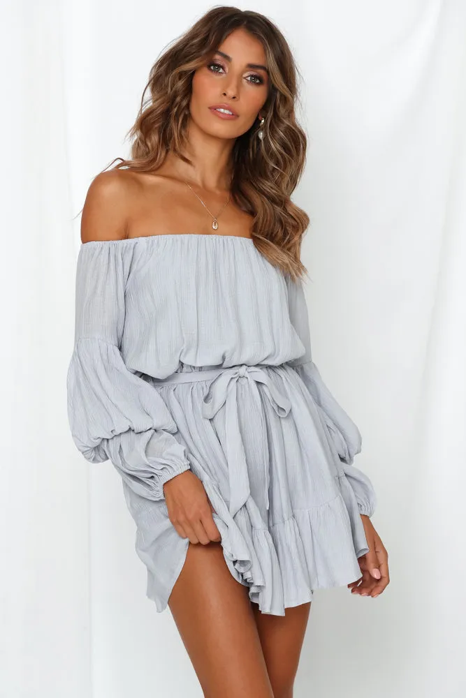 Always The Love Songs Dress Grey sold by Hello Molly product image thumbnail 2