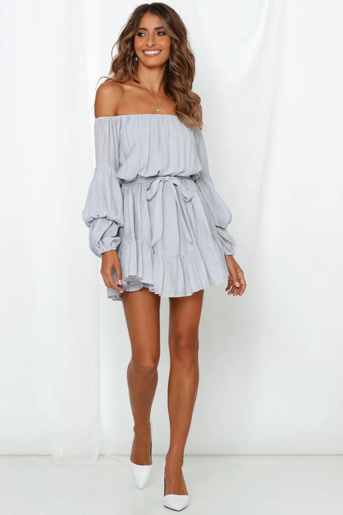 Always The Love Songs Dress Grey sold by Hello Molly product image thumbnail 3