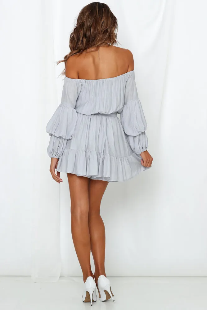 Always The Love Songs Dress Grey sold by Hello Molly product image thumbnail 4