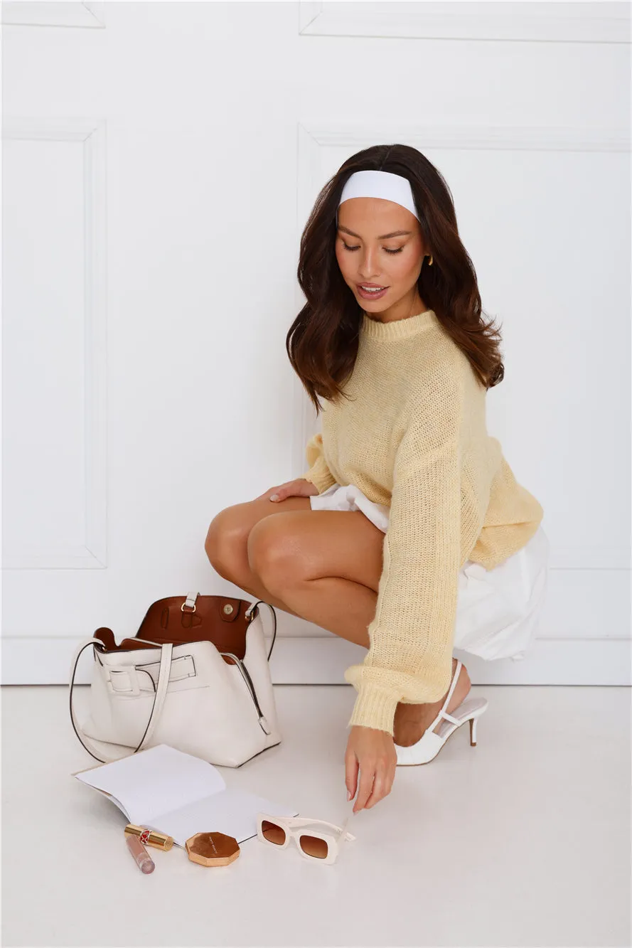 Sweater Weather Knit Yellow sold by Hello Molly product image thumbnail 2