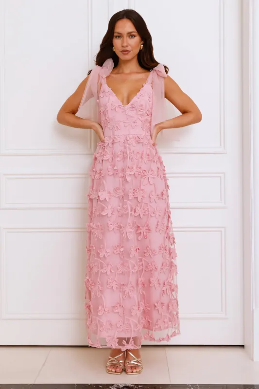 Distinguished Maxi Dress Pink sold by Hello Molly