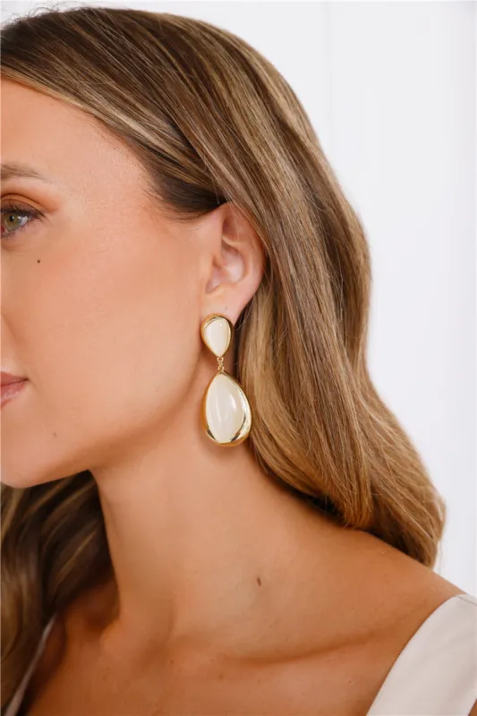 18k Gold Plated Moonlit Dreams Earrings Gold sold by Hello Molly