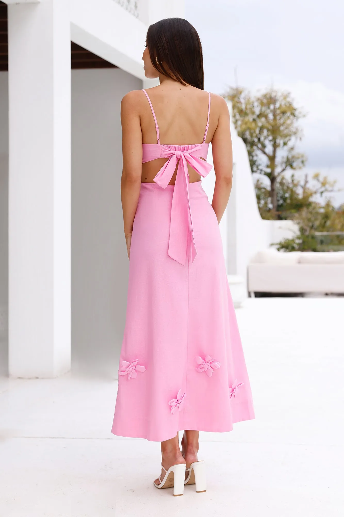Lush Blooms Maxi Dress Pink sold by Hello Molly product image thumbnail 5