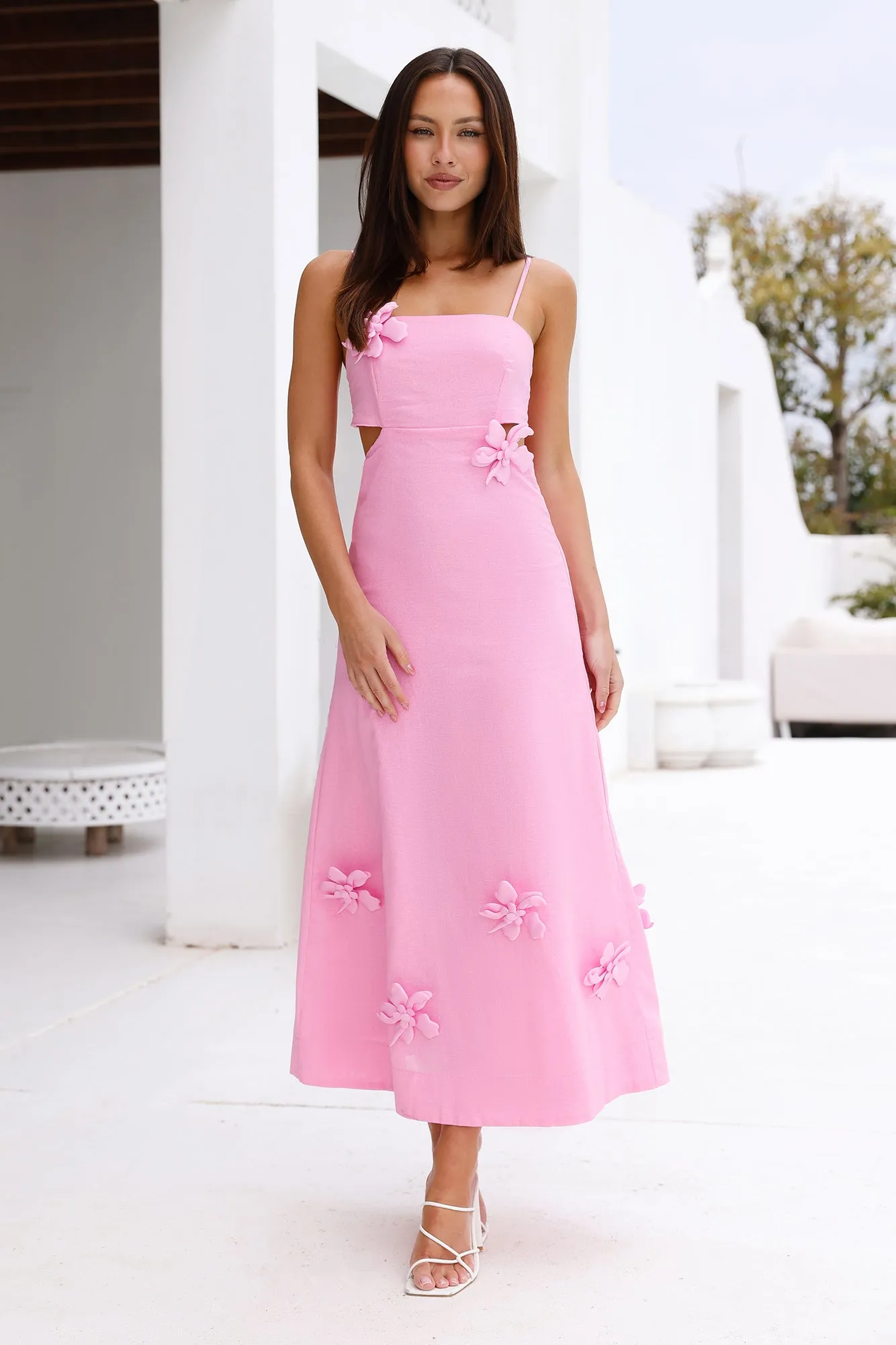 Lush Blooms Maxi Dress Pink sold by Hello Molly product image thumbnail 2