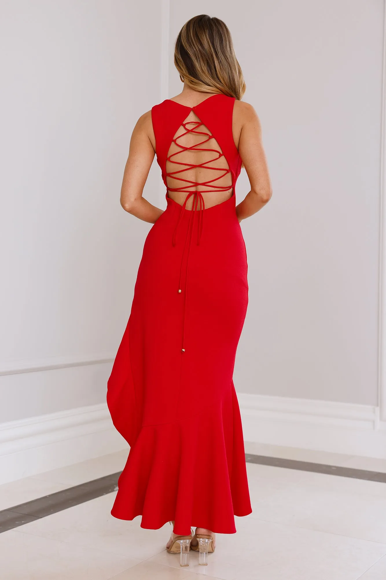 Party City Maxi Dress Red sold by Hello Molly product image thumbnail 5