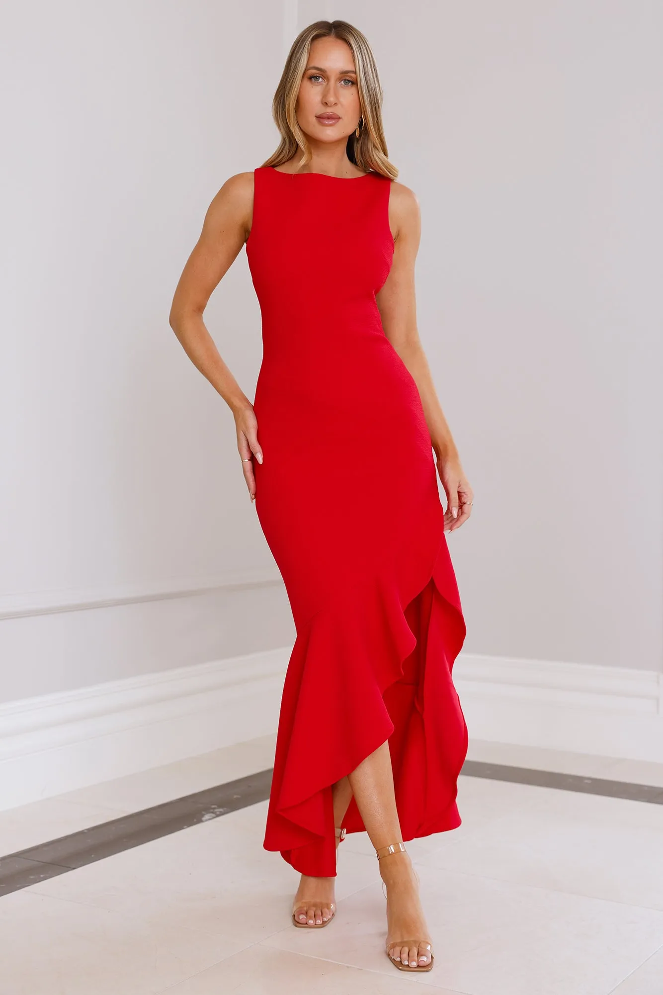 Party City Maxi Dress Red sold by Hello Molly product image thumbnail 3
