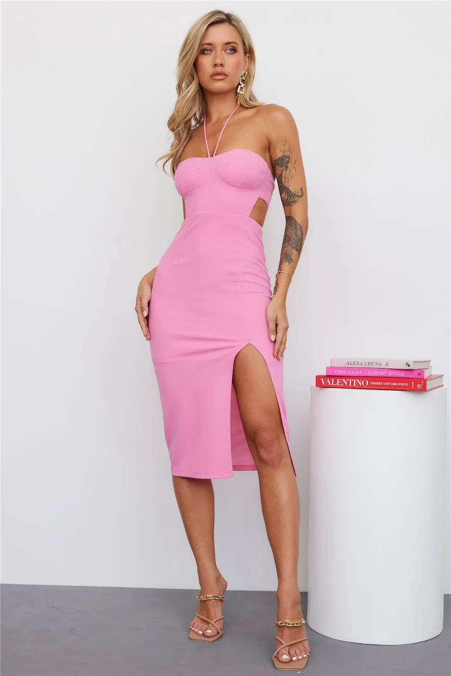 Lolly Pop Midi Dress Pink sold by Hello Molly product image thumbnail 3