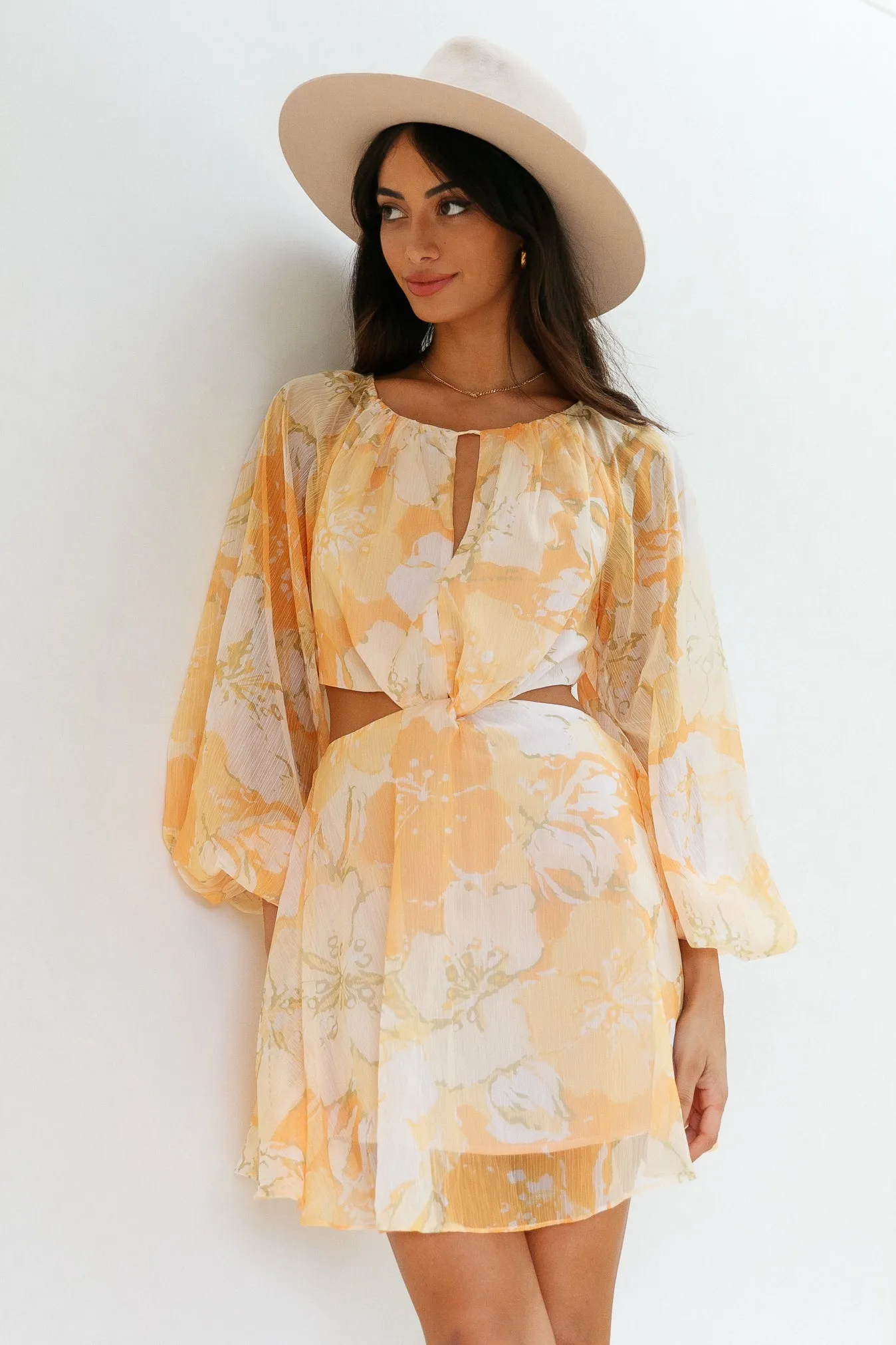 My Echoes Dress Yellow sold by Hello Molly product image thumbnail 2