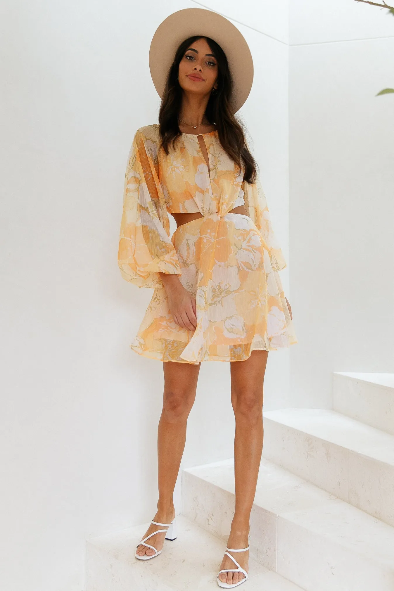 My Echoes Dress Yellow sold by Hello Molly product image thumbnail 3