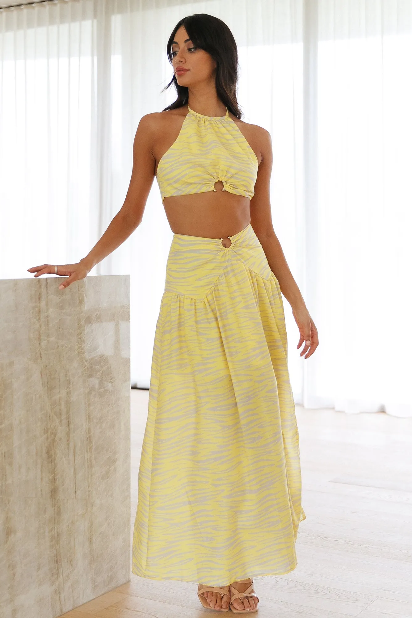 Boldest Move Maxi Skirt Yellow sold by Hello Molly product image thumbnail 3