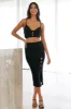 Wicked Flair Midi Skirt Black sold by Hello Molly