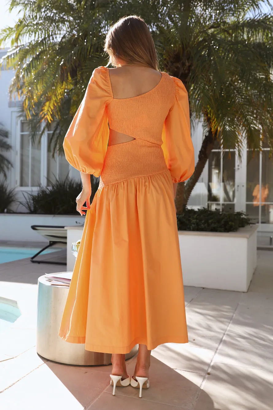Taking Control Maxi Dress Orange sold by Hello Molly product image thumbnail 3