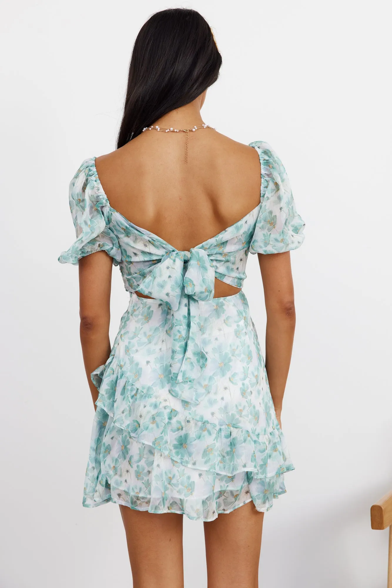 Tulip Nation Dress Green sold by Hello Molly product image thumbnail 5