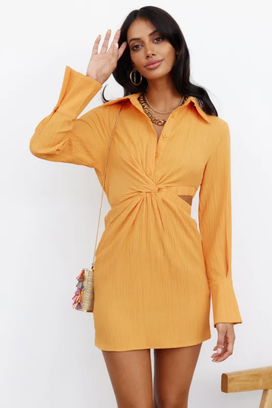 Honey Dripping Dress Orange sold by Hello Molly