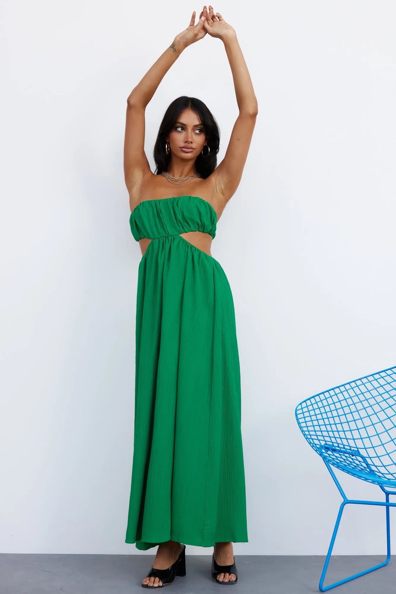 GORG Lover Midi Dress Green sold by Hello Molly product image thumbnail 3