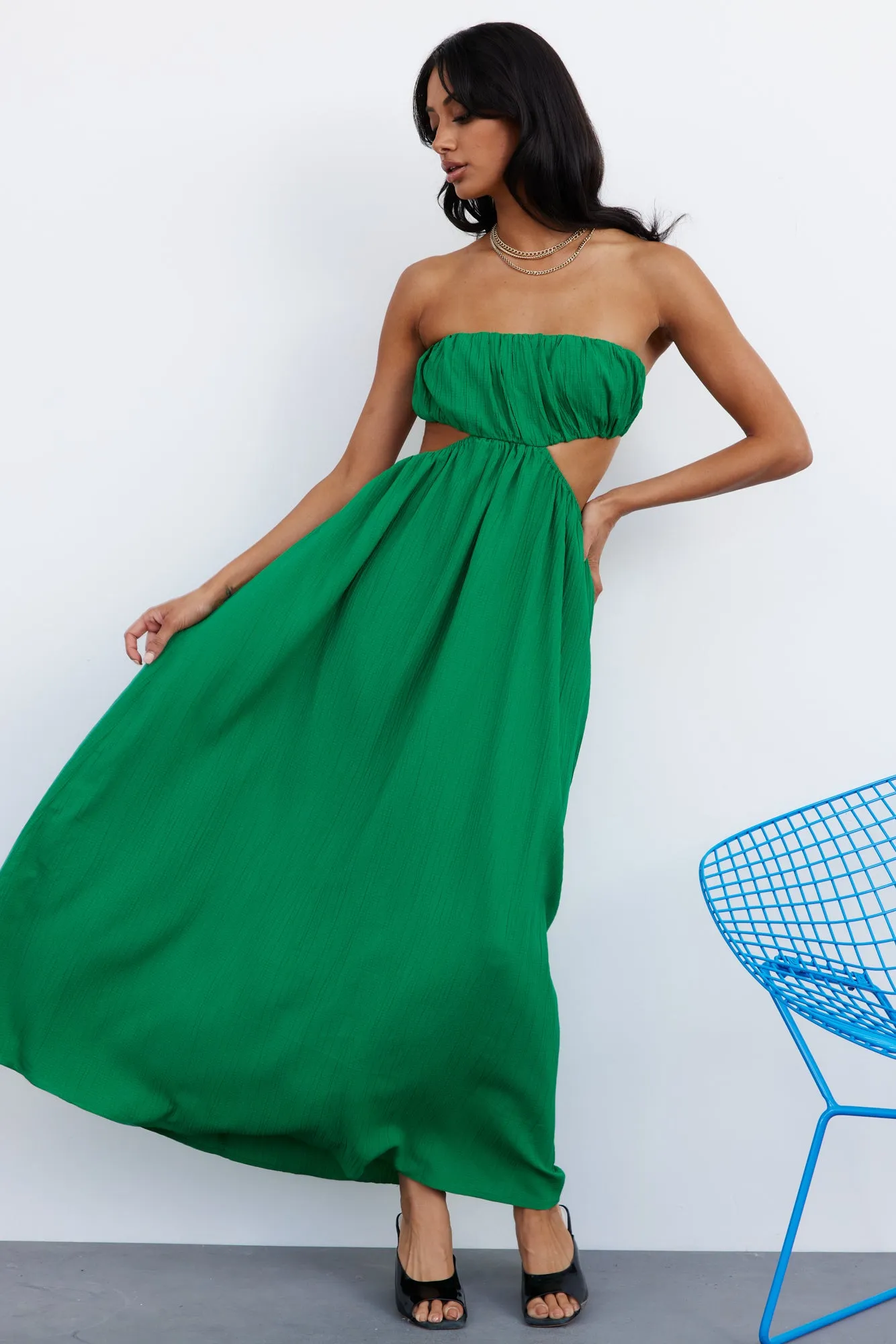 GORG Lover Midi Dress Green sold by Hello Molly