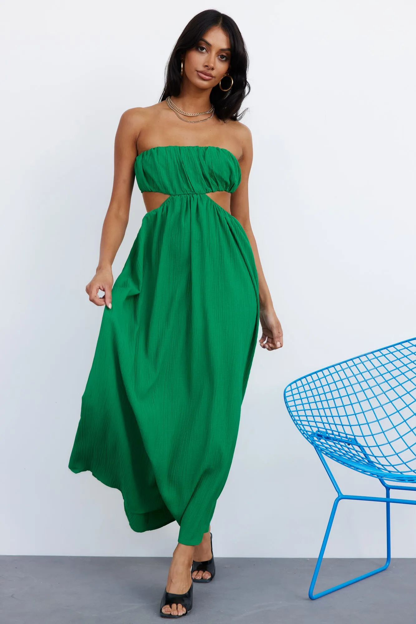 GORG Lover Midi Dress Green sold by Hello Molly product image thumbnail 2