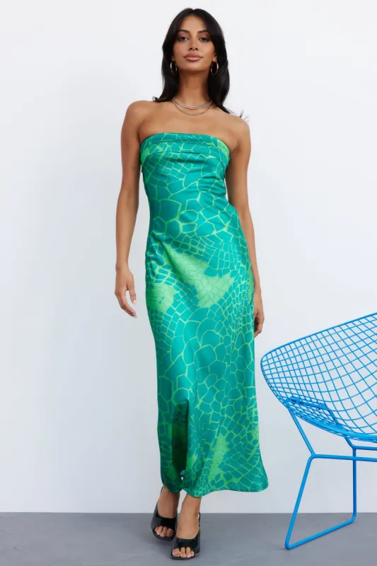 Unbroken Spirit Maxi Dress Green sold by Hello Molly