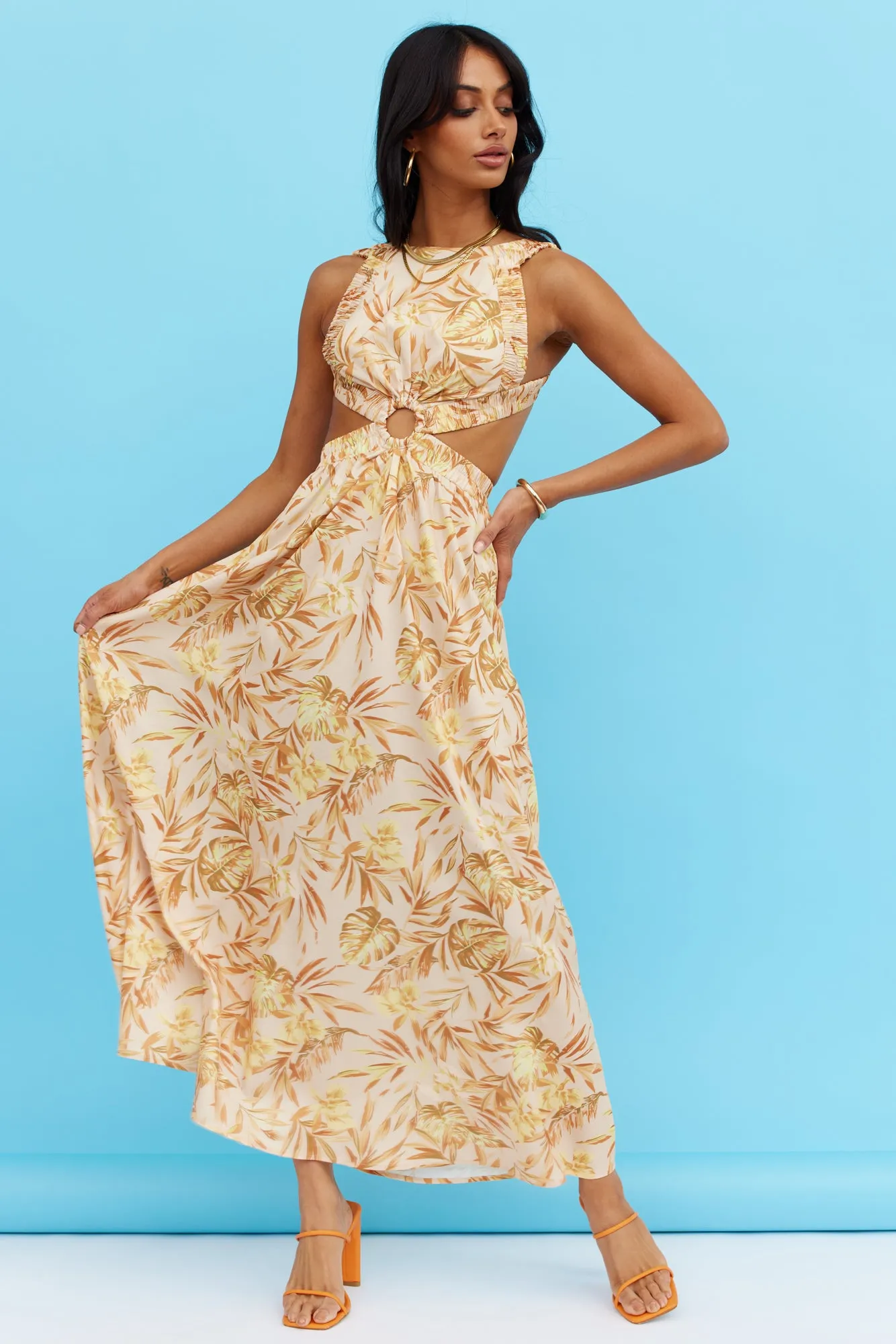 Got A Callback Midi Dress Yellow sold by Hello Molly product image thumbnail 3