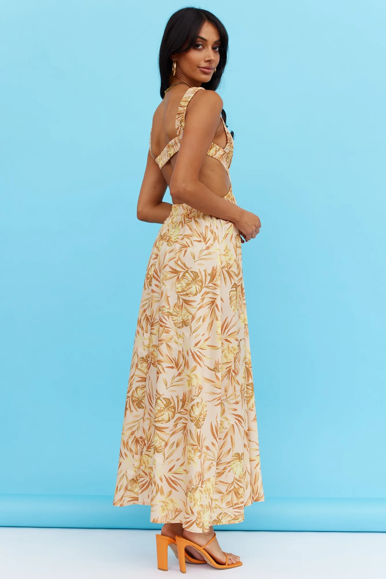Got A Callback Midi Dress Yellow sold by Hello Molly product image thumbnail 4