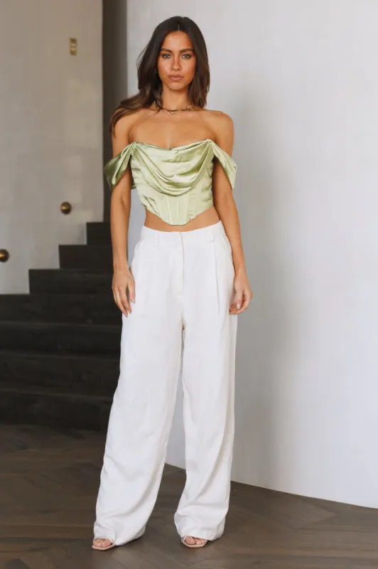 Queen Business Crop Green sold by Hello Molly