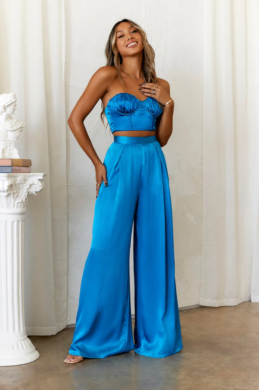 Mermaid Mood Crop Top Teal sold by Hello Molly product image thumbnail 4