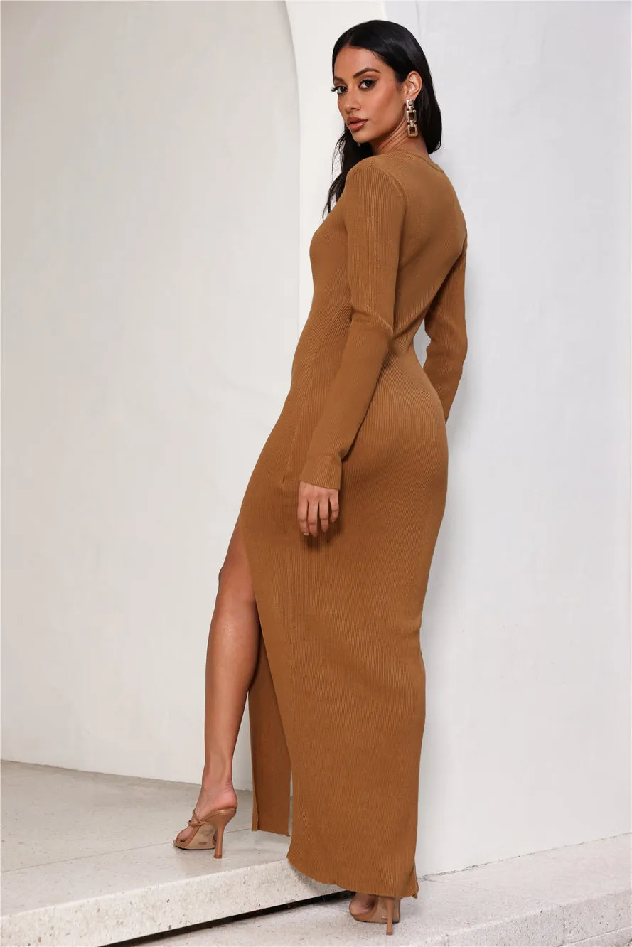 Opulence Maxi Dress Camel sold by Hello Molly product image thumbnail 4