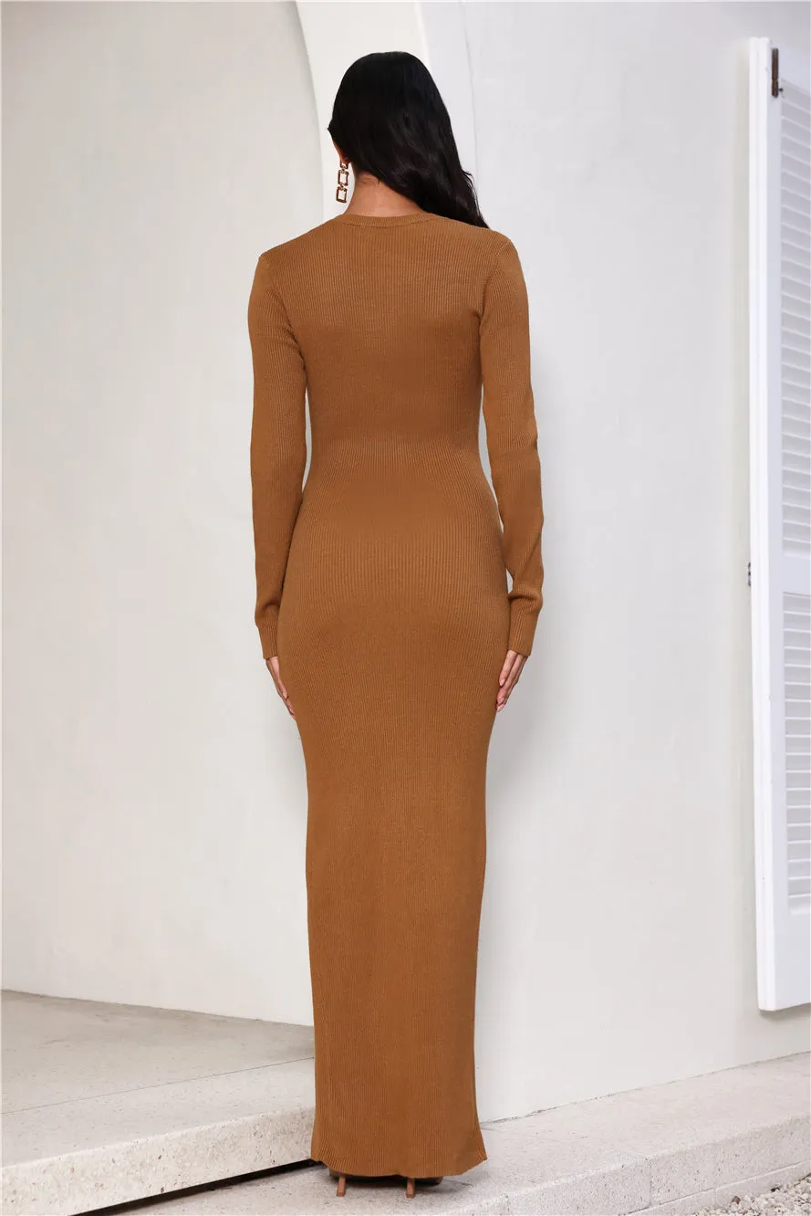 Opulence Maxi Dress Camel sold by Hello Molly product image thumbnail 5