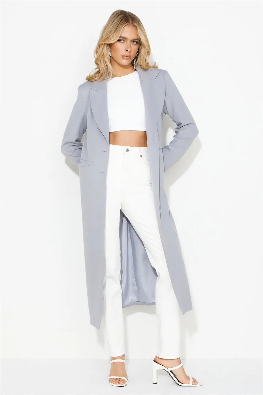 The Noella Blazer Light Grey sold by Hello Molly product image thumbnail 2