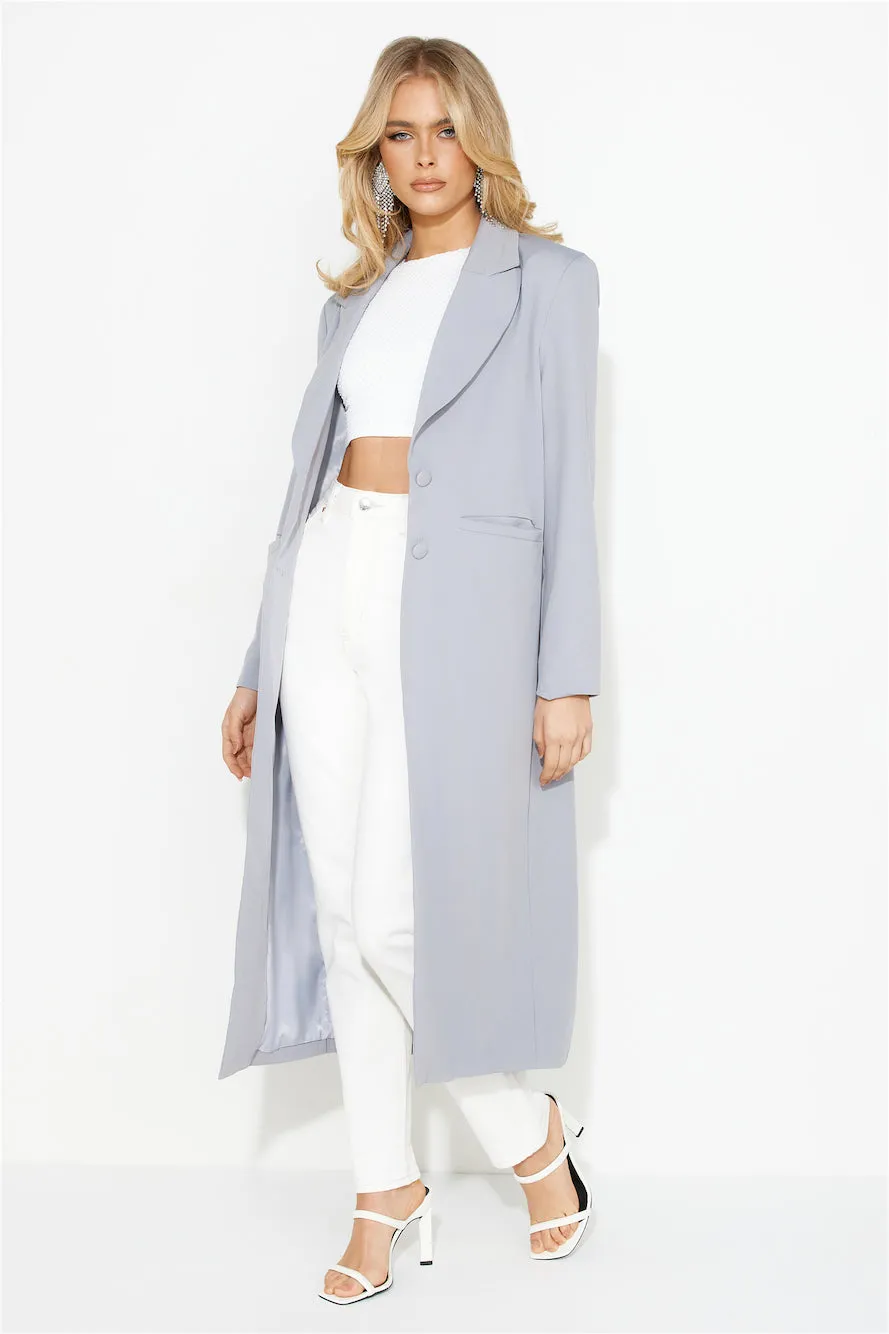 The Noella Blazer Light Grey sold by Hello Molly product image thumbnail 4